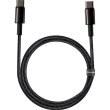 Кабель Baseus Tungsten Gold Type-C to Type-C 100W 1M Black
