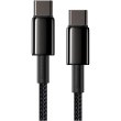 Кабель Baseus Tungsten Gold Type-C to Type-C 100W 1M Black