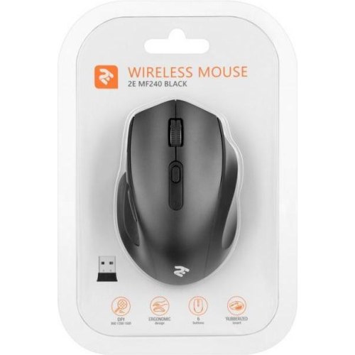 Мишка бездротова, 2E MF240 WL Black