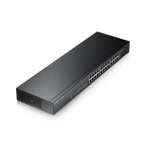 Комутатор ZYXEL GS1900-24 (GS1900-24-EU0102F) (24xGE, 2хSFP, безшумний, WebSmart)