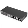 Комутатор Ruijie Reyee (RG-ES124GD) 24xGE, CCTV, ext. data link 250m, Port Isolation, rack mount, метал