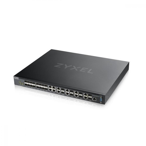 Комутатор ZYXEL XS3800-28 (XS3800-28-ZZ0101F) (4x10GE, 8x10GE/SFP+, 16xSFP+, стекований (до 4), 2 джерела живлення AC, L3 Lite)