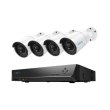 Комплект відеоспостереження Reolink RLK8-410B4-5MP 8хIP камер до 12МП (4000х3000) (у комплекті 4шт 5МП)
