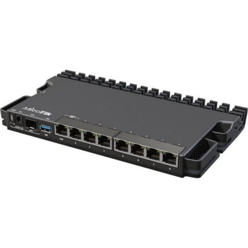 Маршрутизатор MikroTik (RB5009UG+S+IN) 7x1GE LAN, 1xSFP+, 1x2.5GE LAN, 1xUSB 3.0, PoE in, DC, 2-pin