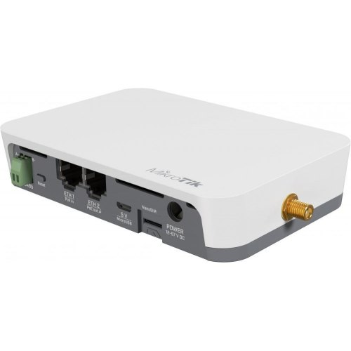 Бездротовий маршрутизатор MikroTik KNOT LR9 kit (RB924iR-2nD-BT5&BG77&R11e-LR9) 2.4/LTE до 300MBps, 802.11 a/b/g/n, 2х10/100