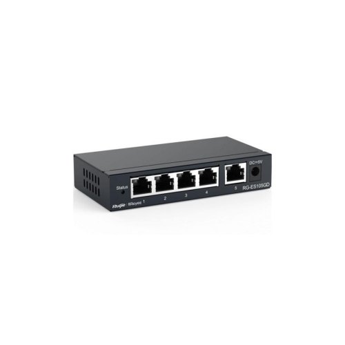 Комутатор Ruijie Reyee (RG-ES105GD) 5xGE, настільний, безшумний, метал