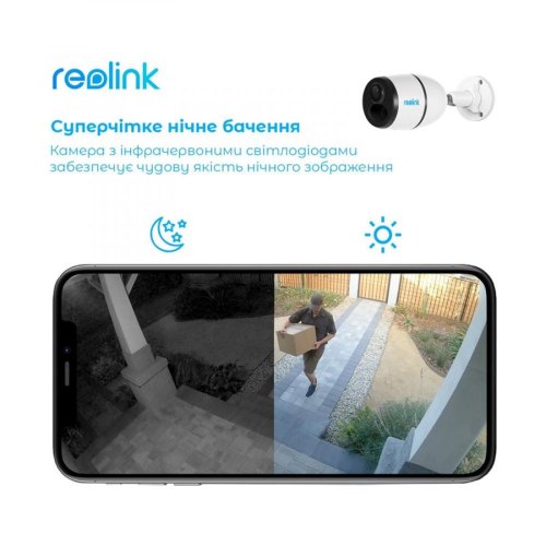 IP камера Reolink Go Plus, 4МП(2560x1440) до 10м,  4G/LTE