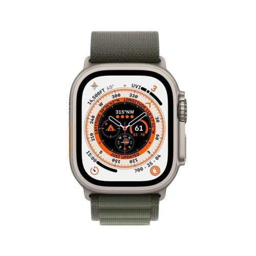 Ремінець Apple Watch 49mm Green Alpine Loop - Medium (MQE33ZM/A)