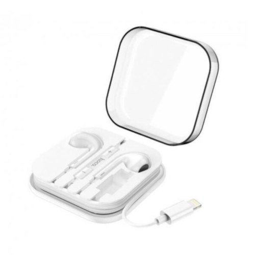 Гарнітура дротова Hoco M1 Max Lightning , White