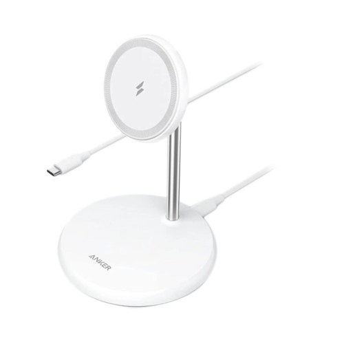 Бездротовий зарядний пристрій ANKER PowerWave Select Magnetic 2-in-1 Stand , White