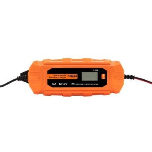 Зарядний пристрій Neo Tools, 6А/100Вт, 3-150Ач, для кислотних/AGM/GEL акумуляторів