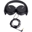 Навушники дротові, Sony MDRZX110AP On-ear Mic Black (MDRZX110APB.CE7)