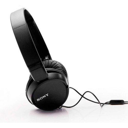 Навушники дротові, Sony MDRZX110AP On-ear Mic Black (MDRZX110APB.CE7)