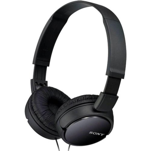 Навушники дротові, Sony MDRZX110AP On-ear Mic Black (MDRZX110APB.CE7)
