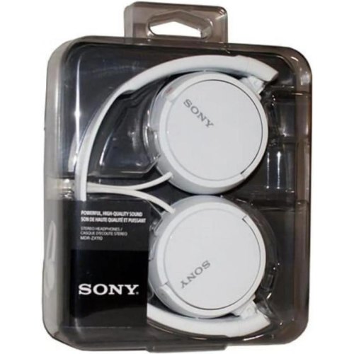 Навушники дротові, Sony MDRZX110AP On-ear Mic White (MDRZX110APW.CE7)