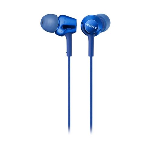 Навушники дротові, Sony MDR-EX255AP In-ear Mic Blue (MDREX255APL.E)