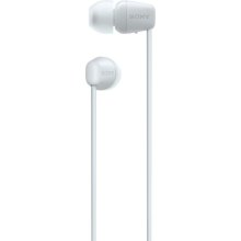 Навушники бездротові, Sony WI-C100 In-ear IPX4 Wireless White (WIC100W.CE7)