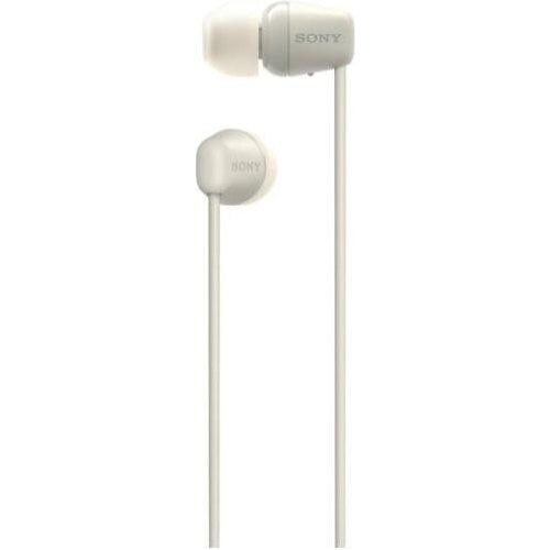 Навушники бездротові, Sony WI-C100 In-ear IPX4 Wireless Beige (WIC100C.CE7)