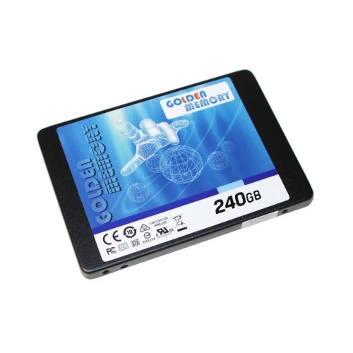 Накопичувач SSD 2.5 240GB Golden Memory (GMSSD240GB) SATA III, 600Mb/s, 330Mb/s
