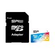 microSDXC карта 256Gb Silicon Power class10 з SD адаптером (SP256GBSTXBU1V20SP)