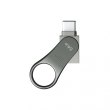 USB флешSilicon Power 128 GB DriveMobile C80 USB 3.1 + Type-C, Silver (SP128GBUC3C80V1S)
