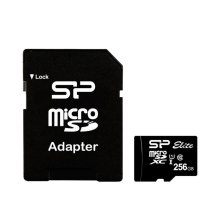 microSDXC карта 256Gb Silicon Power class10 з SD адаптером (SP256GBSTXBU1V10SP)