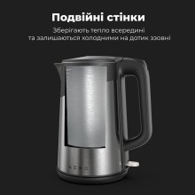 Електрочайник AENO EK3 - 2200Вт/чорний