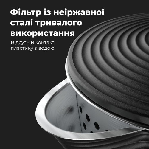 Електрочайник AENO EK3 - 2200Вт/чорний