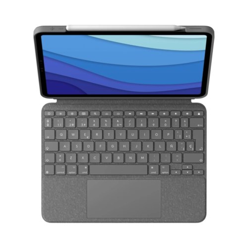 LOGITECH Combo Touch for iPad Pro 12.9-inch (5th generation) - GREY - UK - INTNL - OTHERS