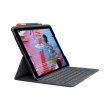 Чохол з клавіатурою, LOGITECH Slim Folio for iPad (7th, 8th, 9th generation) - GRAPHITE - UK - BT - INTNL - OTHER