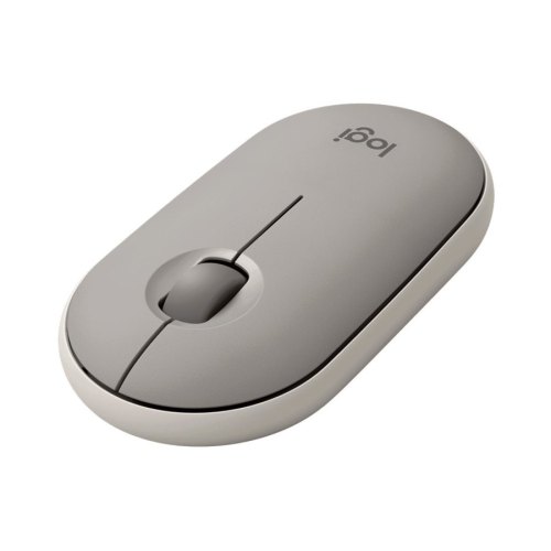 LOGITECH Pebble M350 Wireless Mouse - SAND - 2.4GHZ/BT - EMEA - CLOSED BOX