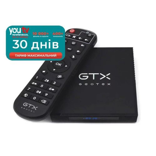 Стаціонарний медіаплеєр Geotex GTX-R10i PRO 4/64GB