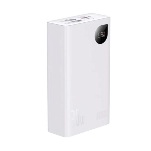 Зовнішній акумулятор Powerbank Baseus Adaman 2 20000 mAh 30W (PPAD050002) White