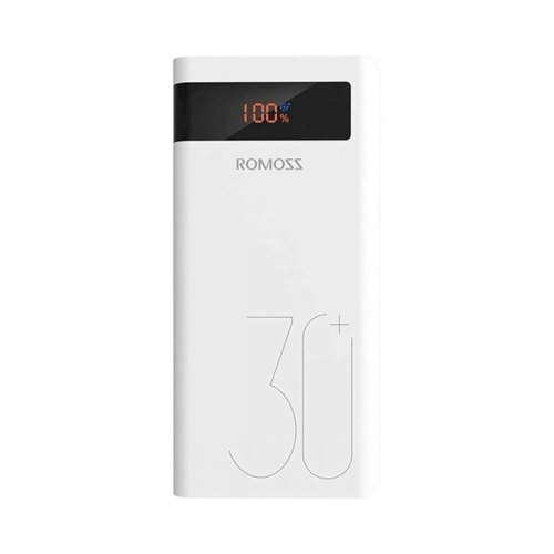 Зовнішній акумулятор PowerBank Romoss 30000mah Sense8P+ (PHP30-515-1134) White