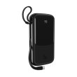 Зовнішній акумулятор Powerbank Baseus Qpow 20000mAh 15W Display (+Type-C)(PPQD-G01) Black