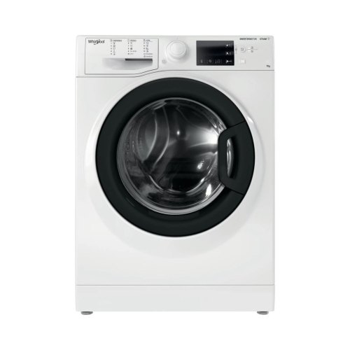 Пральна машина Whirlpool фронтальна, 7кг, 1200, A+++, 43.5см, дисплей, пара, інвертор, люк чорний, білий