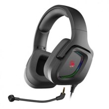 Гарнітура ігрова дротова, A4Tech G573P Bloody (Black) з RGB підсвічуванням, USB+3,5 jack