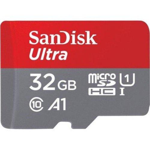 Карта пам'яті SanDisk microSD   32GB C10 UHS-I R100MB/s Ultra + SD