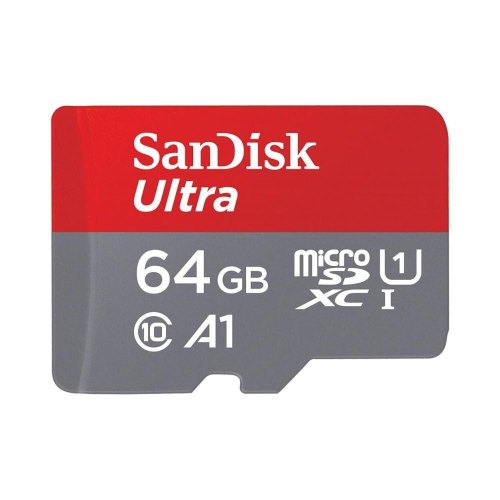 microSDXC карта 64GB SanDisk Ultra class10 class10 A1 UHS-1 with SD Adapter (SDSQUAB-064G-GN6MN)