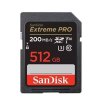 Карта пам'яті SanDisk SD  512GB C10 UHS-I U3 R200/W140MB/s Extreme Pro V30