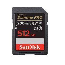 SDXC карта 512Gb SanDisk Extreme PRO class10 UHS-I U3 V30 (SDSDXXD-512G-GN4IN)