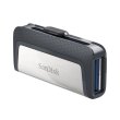 USB флеш, 128GB, SanDisk Dual Drive USB Type-C (SDDDC2-128G-G46) пластик, USB 3.1