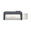 USB флеш, 128GB, SanDisk Dual Drive USB Type-C (SDDDC2-128G-G46) пластик, USB 3.1