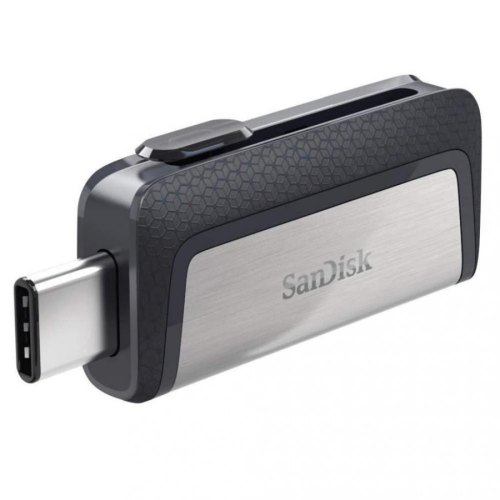 USB флеш, 256GB, SanDisk Dual Drive USB Type-C (SDDDC2-256G-G46) пластик, USB 3.1