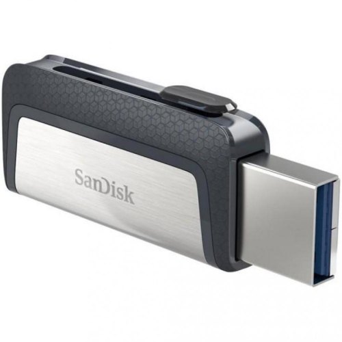 USB флеш, 256GB, SanDisk Dual Drive USB Type-C (SDDDC2-256G-G46) пластик, USB 3.1