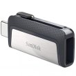 USB флеш, 256GB, SanDisk Dual Drive USB Type-C (SDDDC2-256G-G46) пластик, USB 3.1