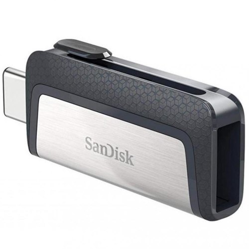 USB флеш, 256GB, SanDisk Dual Drive USB Type-C (SDDDC2-256G-G46) пластик, USB 3.1