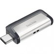 USB флеш, 256GB, SanDisk Dual Drive USB Type-C (SDDDC2-256G-G46) пластик, USB 3.1