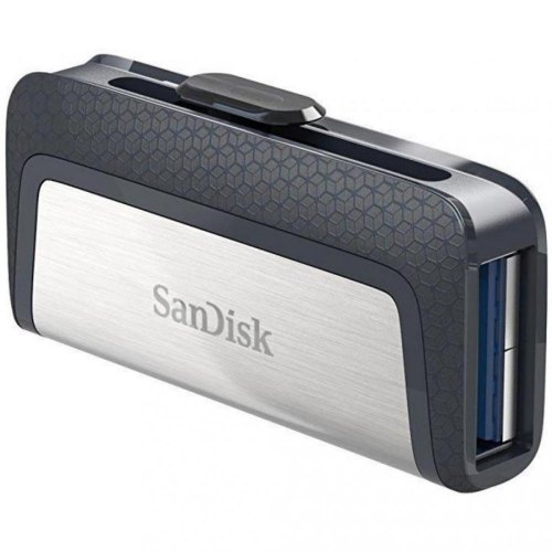 USB флеш, 256GB, SanDisk Dual Drive USB Type-C (SDDDC2-256G-G46) пластик, USB 3.1