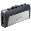 USB флеш, 256GB, SanDisk Dual Drive USB Type-C (SDDDC2-256G-G46) пластик, USB 3.1